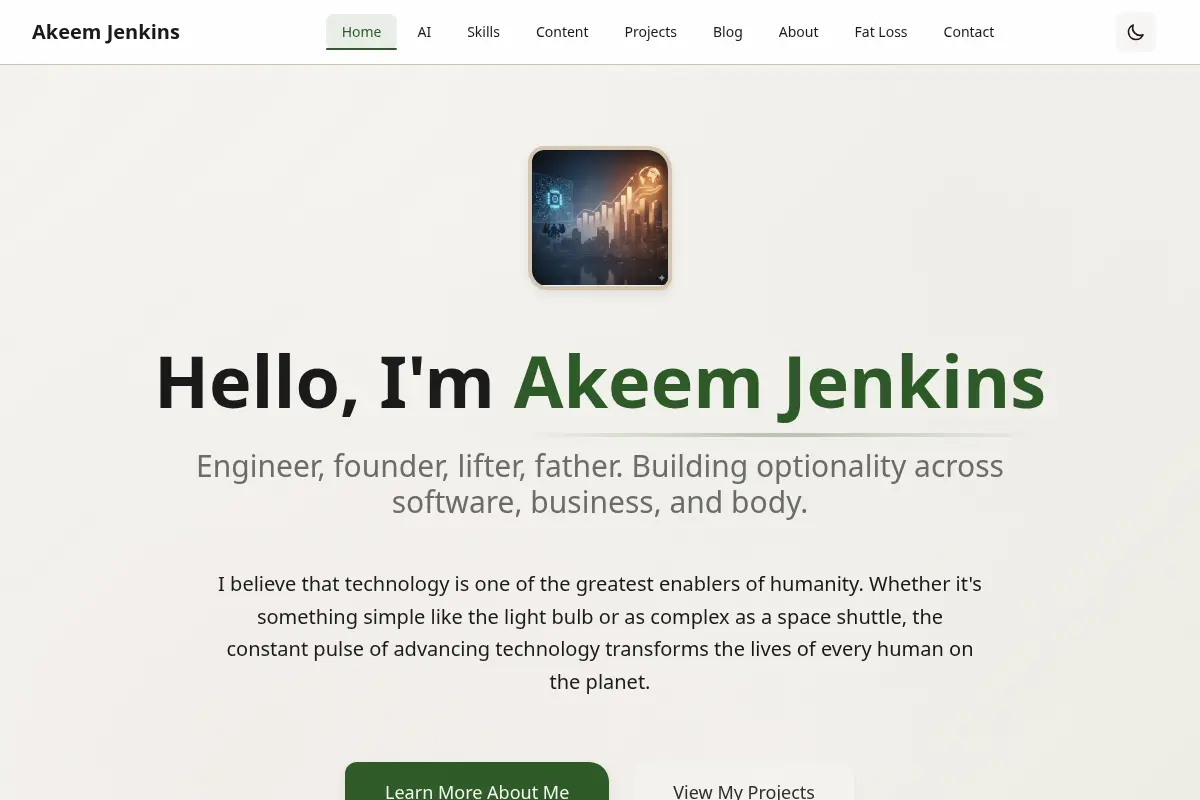 Akeem Jenkins - Technologist & Builder