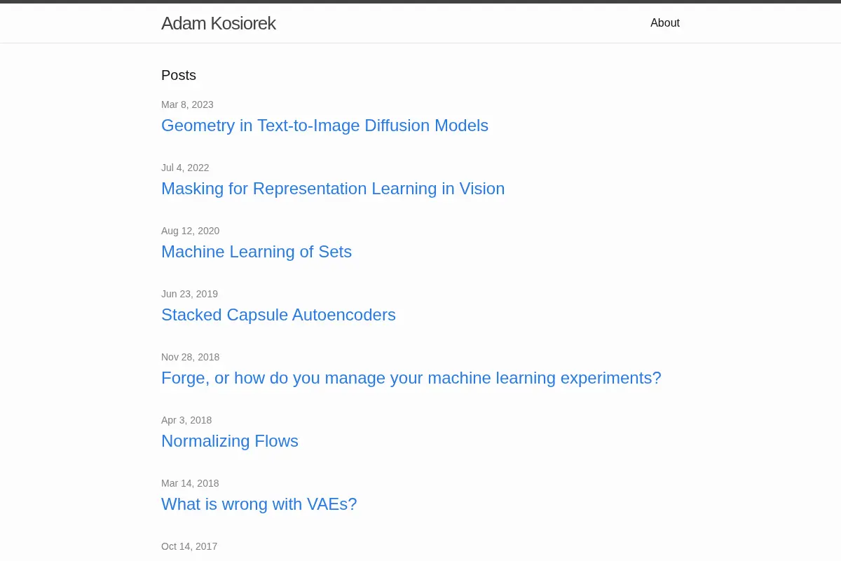 Adam Kosiorek