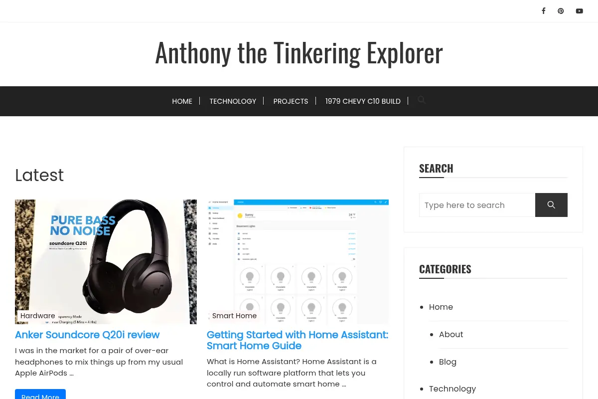 Anthony the Tinkering Explorer
