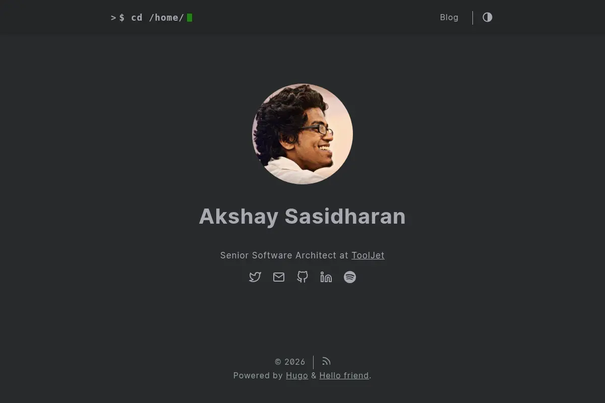 Akshay Sasidharan