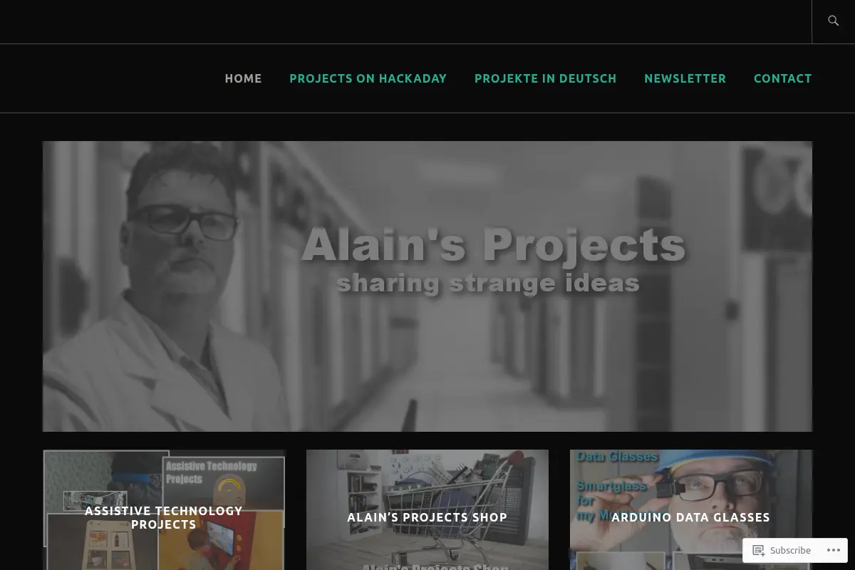Alain's Projects – Sharing Strange Ideas