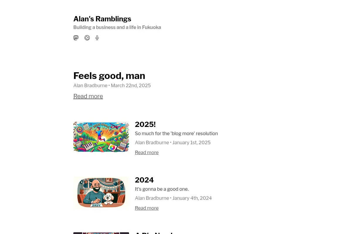 Alan's Ramblings