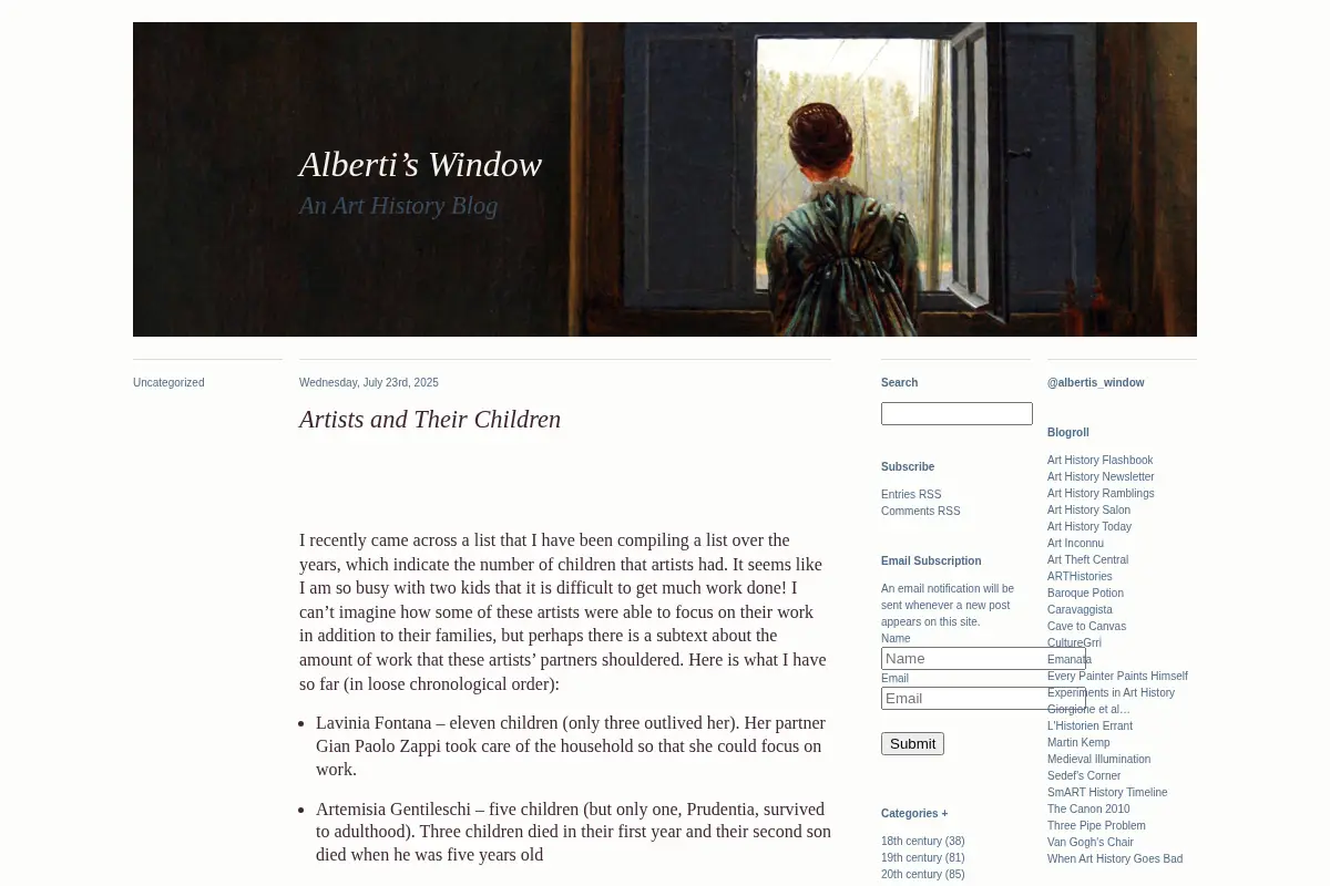Alberti’s Window