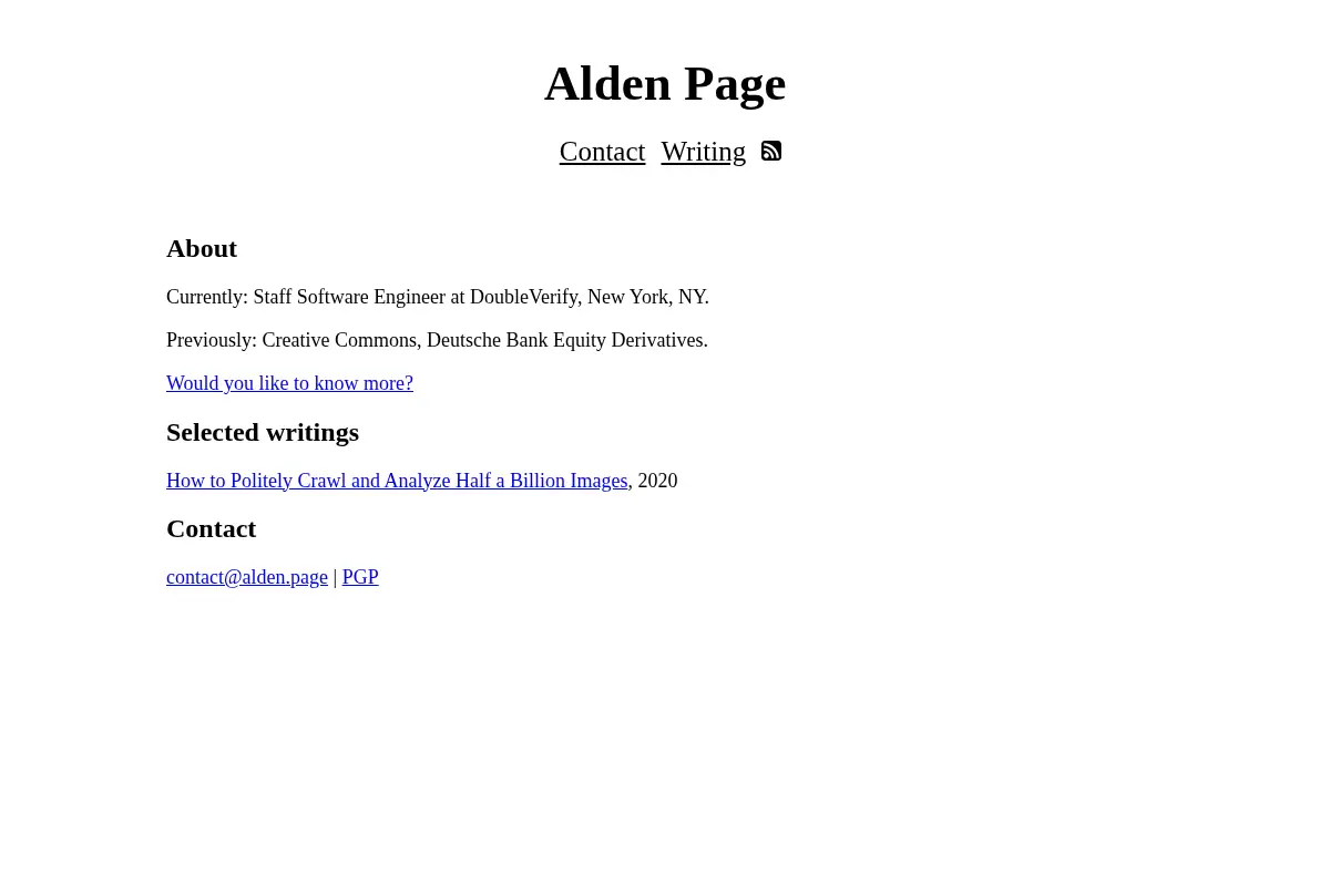 Alden Page