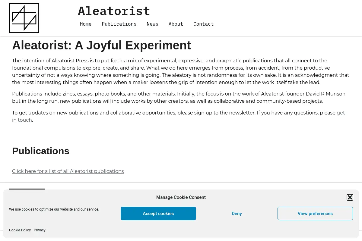 Aleatorist Press