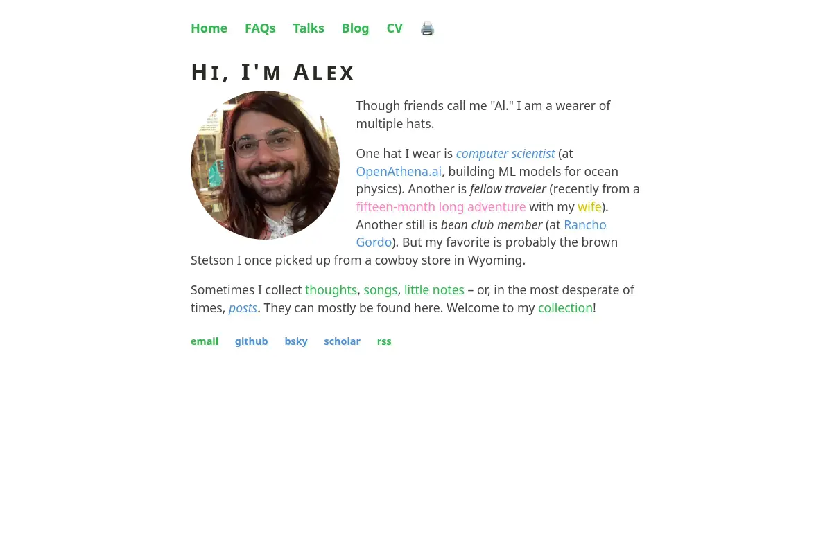 Hi, I'm Alex