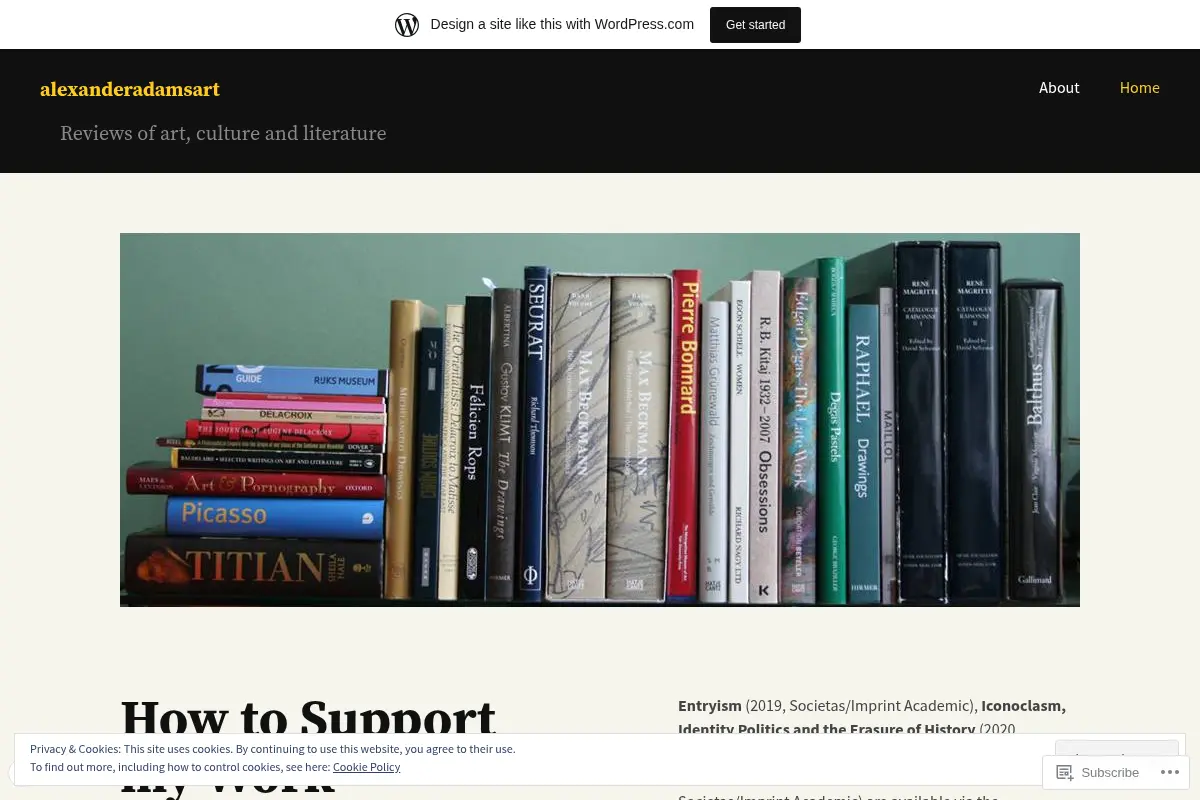alexanderadamsart – Reviews of art, culture and literature