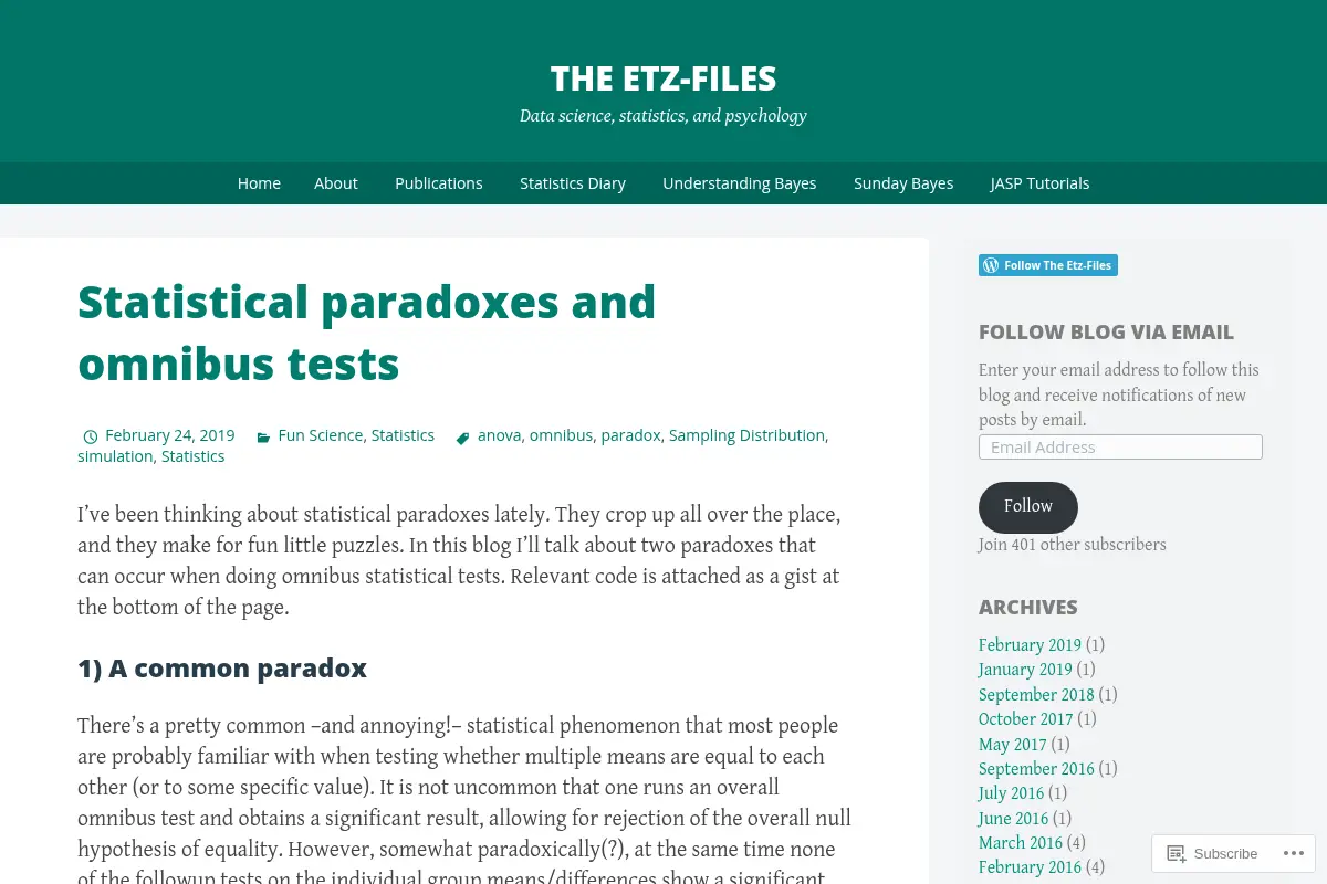 The Etz-Files