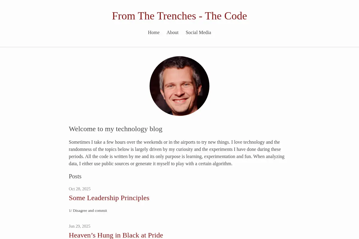 From The Trenches - The Code