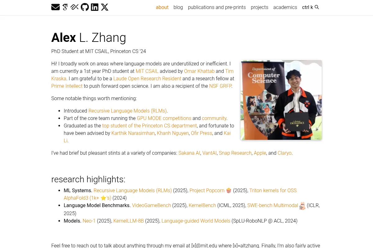 Alex L. Zhang