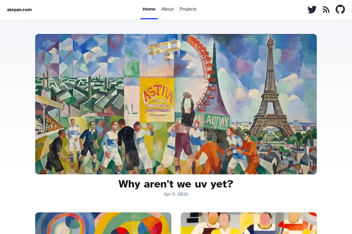 Alex Yankov's Blog
