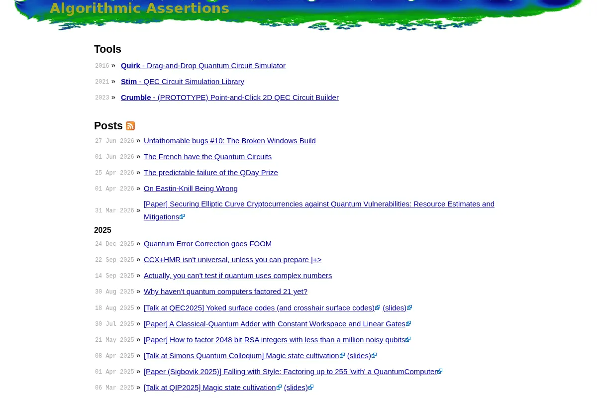 Algorithmic Assertions