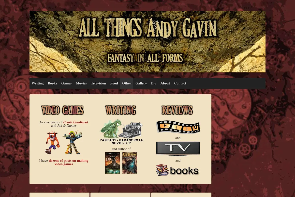 All Things Andy Gavin