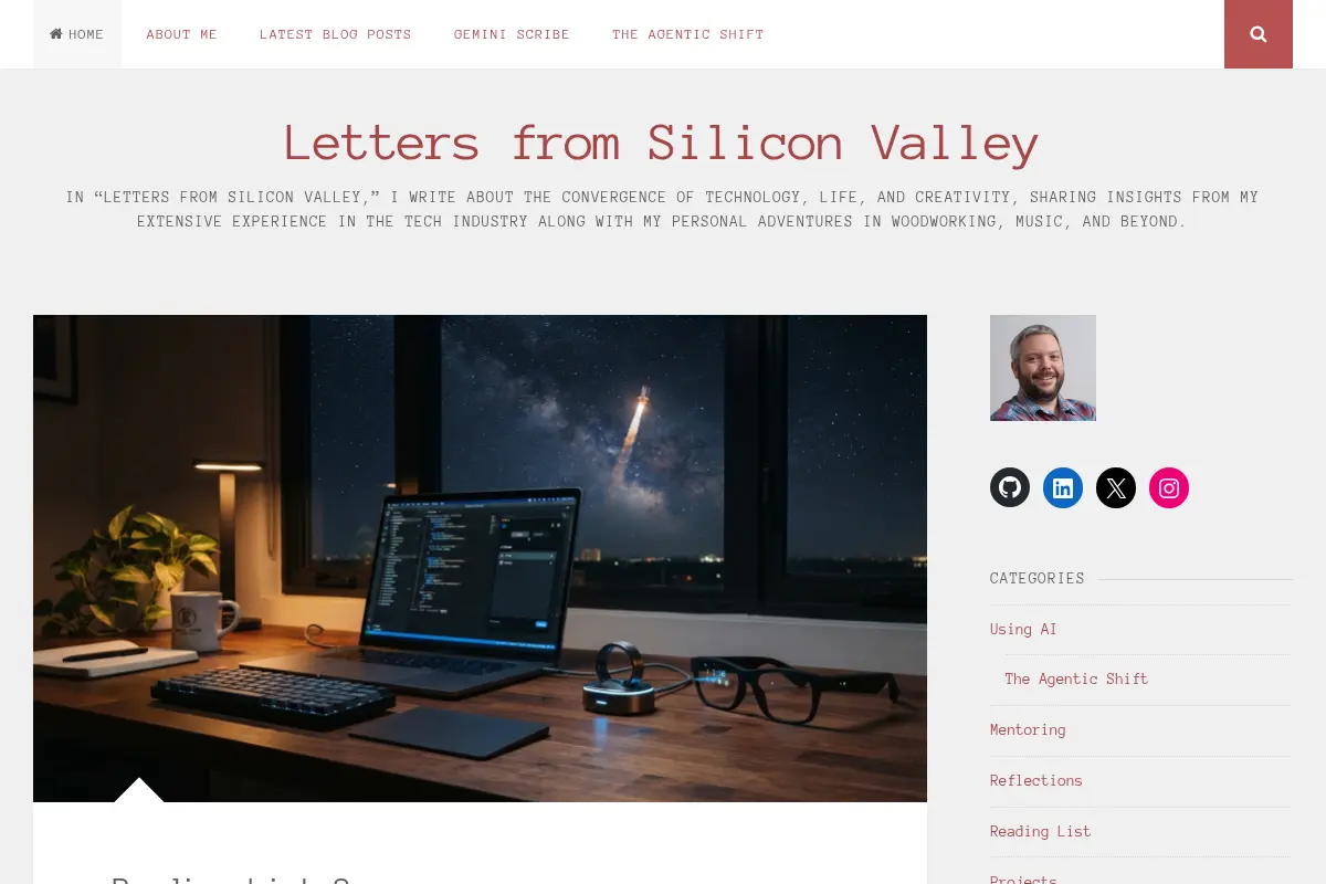 Letters from Silicon Valley