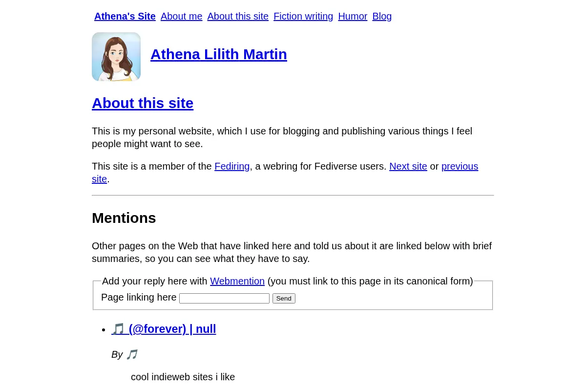 Athena's Site