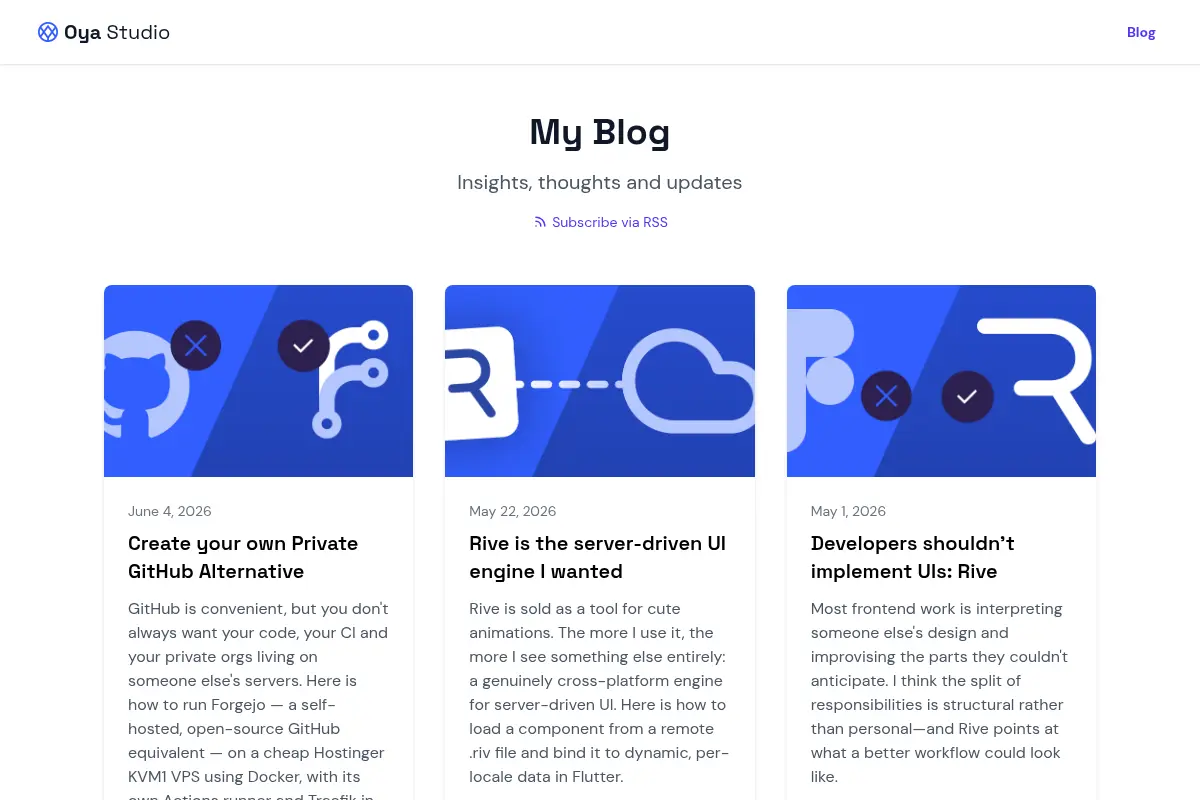 Alois Deniel's Blog
