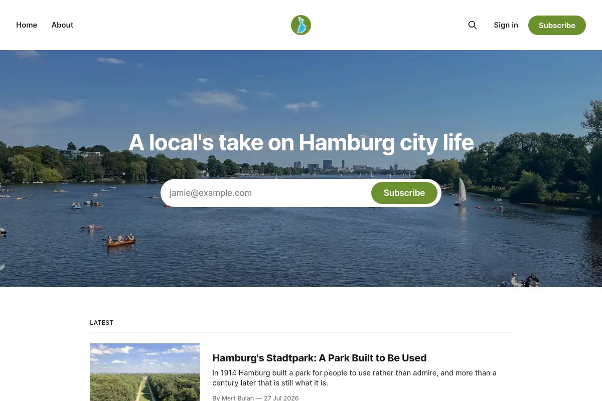Alsterrunde – Hamburg City Newsletter