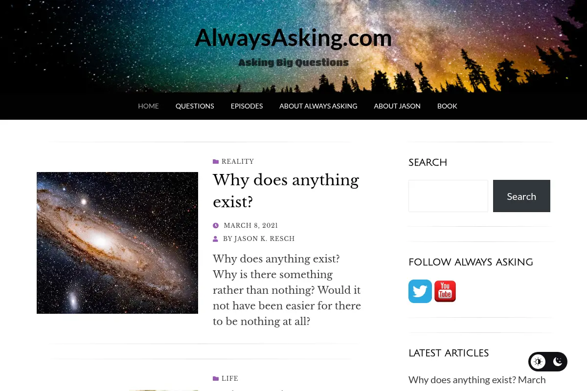 AlwaysAsking.com – Asking Big Questions