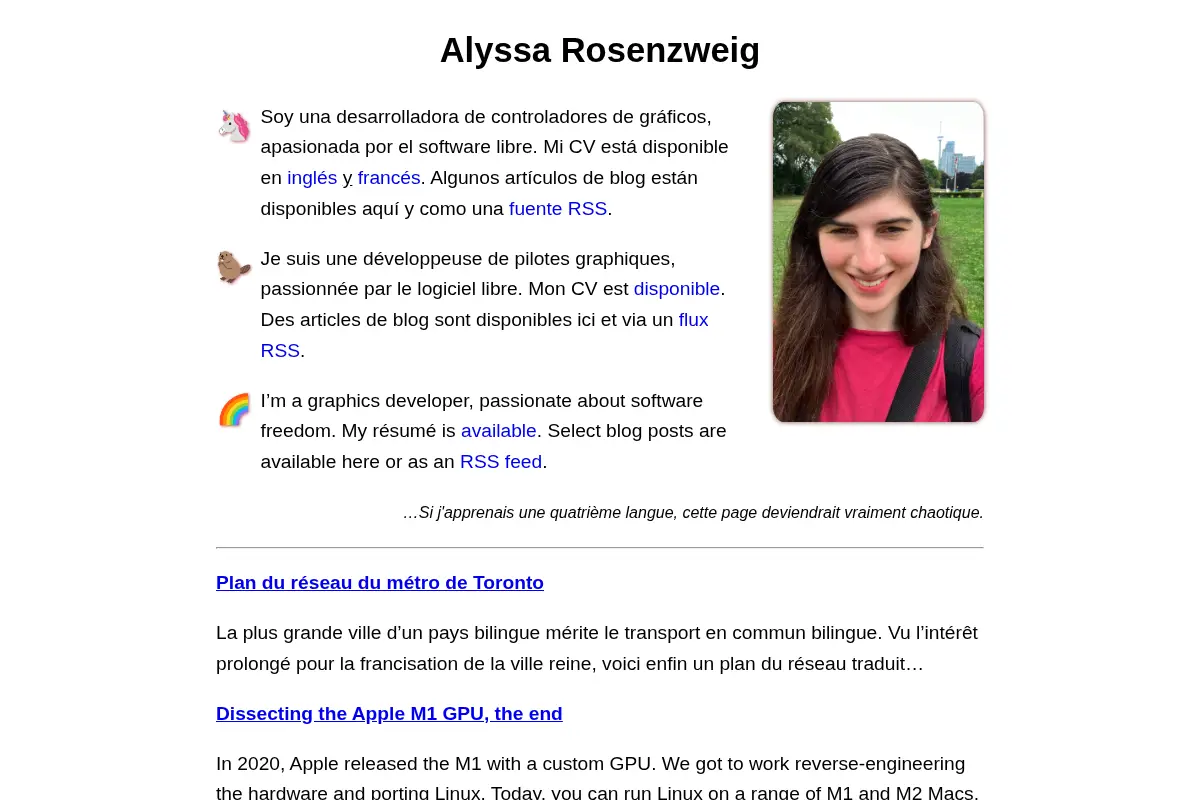 Alyssa Rosenzweig