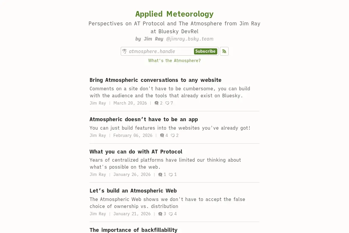 Applied Meteorology