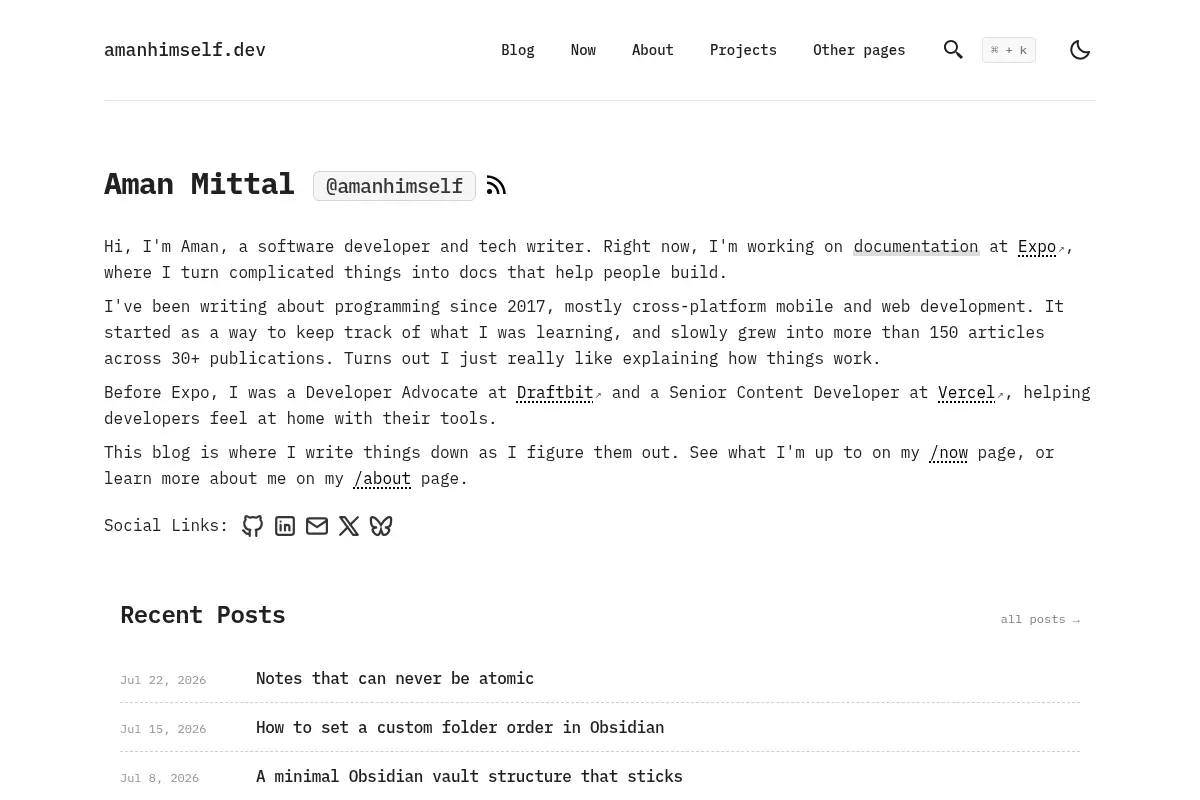 Aman Mittal's Blog