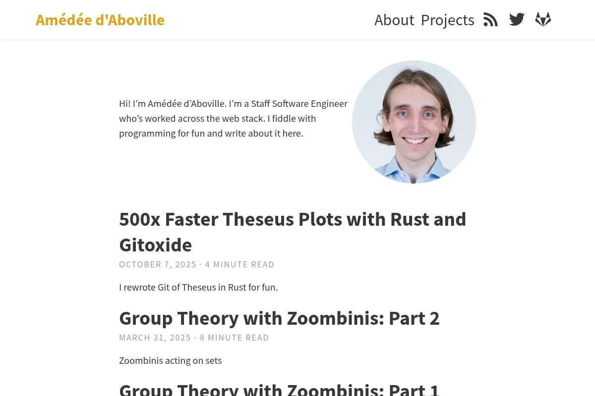 Amédée's Blog