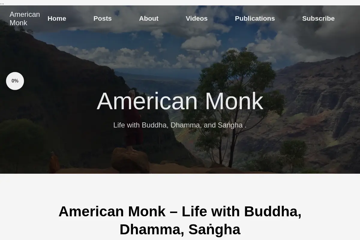American Monk
