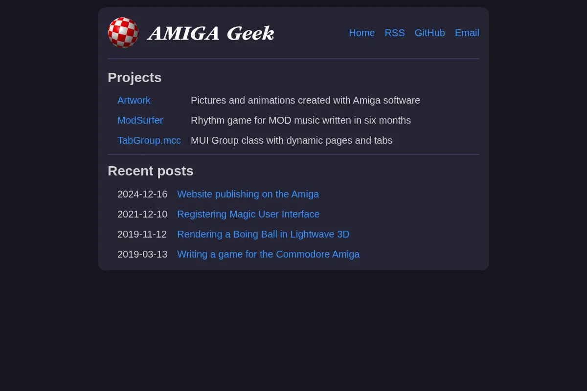 Amiga Geek