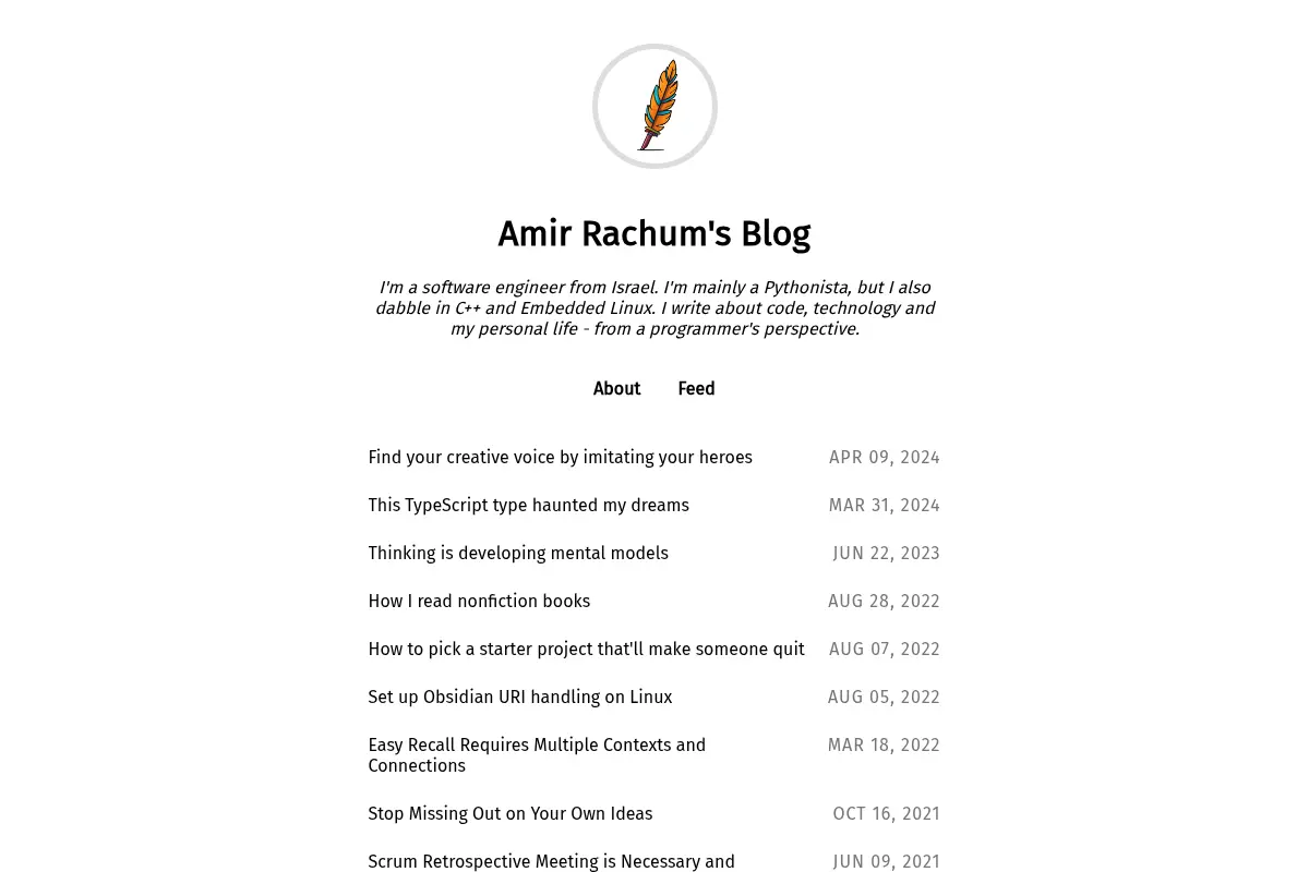 Amir Rachum's Blog