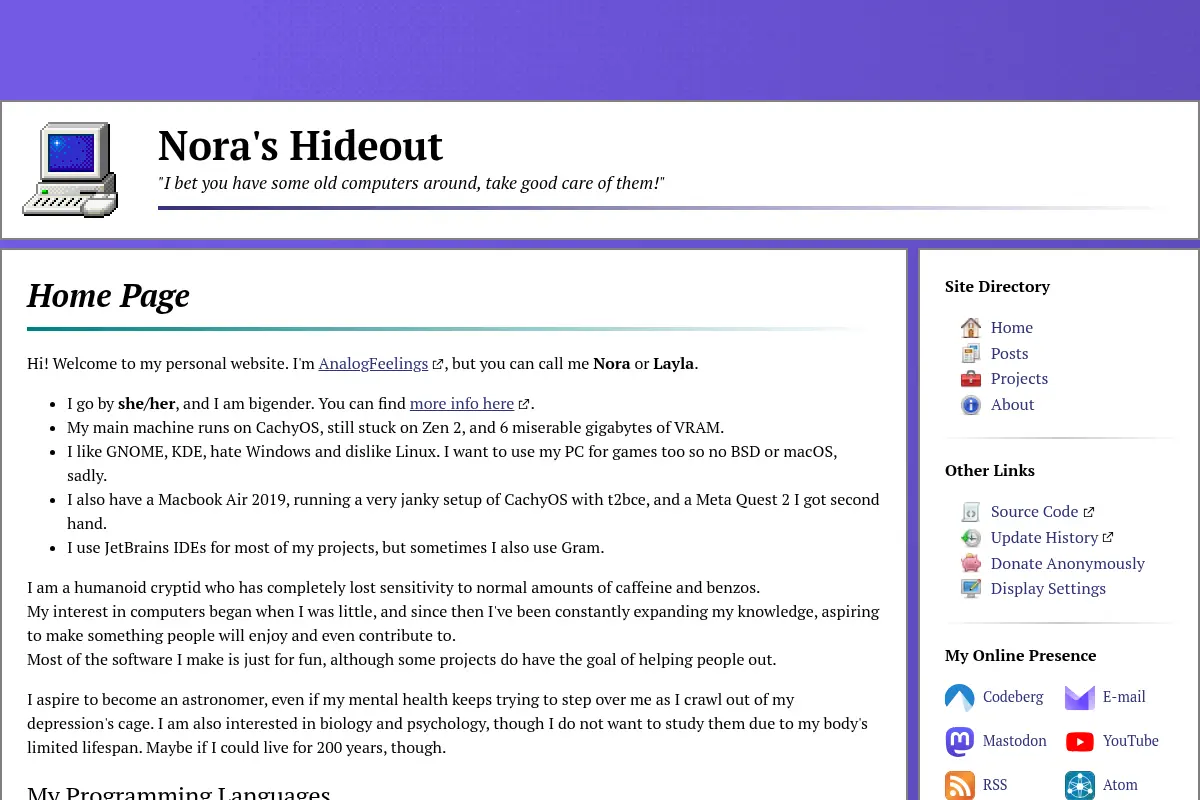 Nora's Hideout