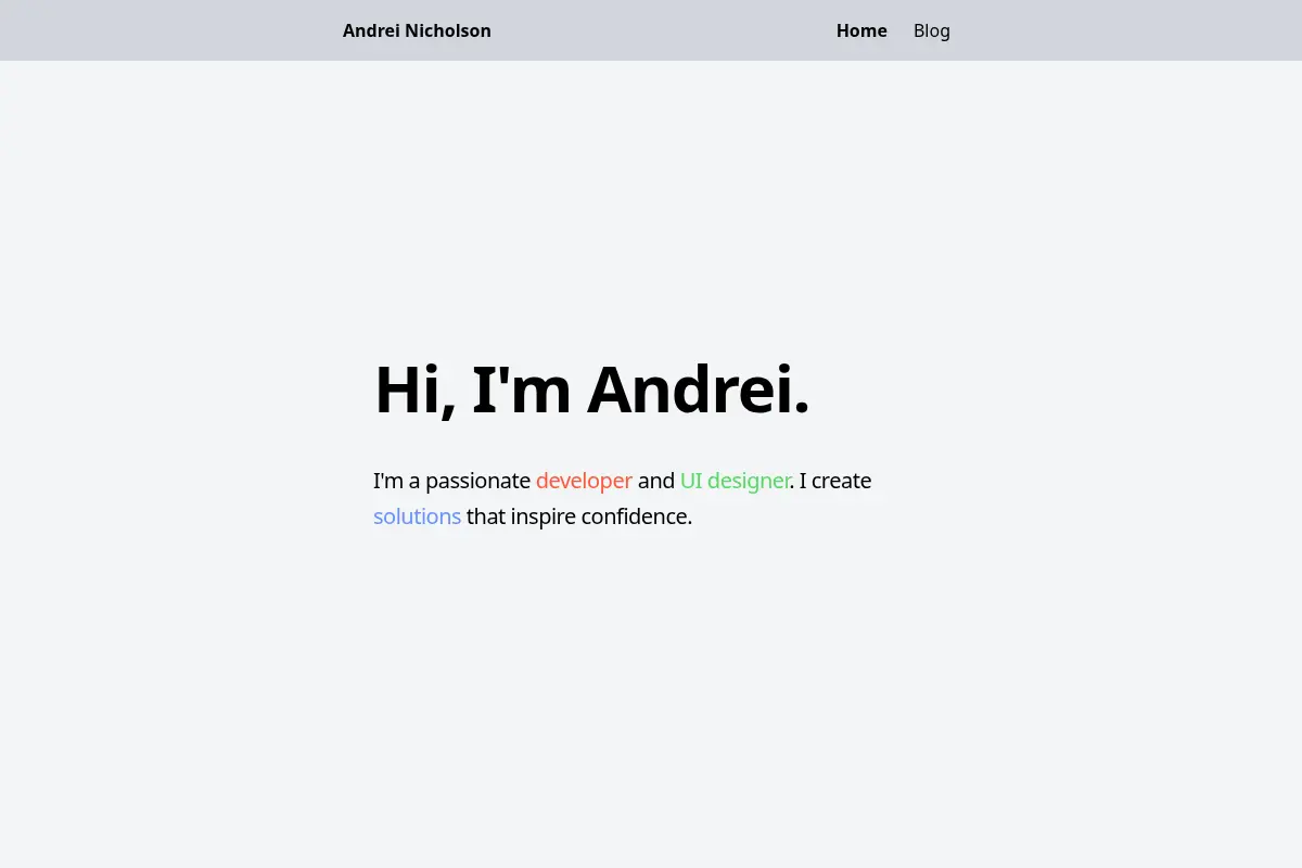 Andrei Nicholson