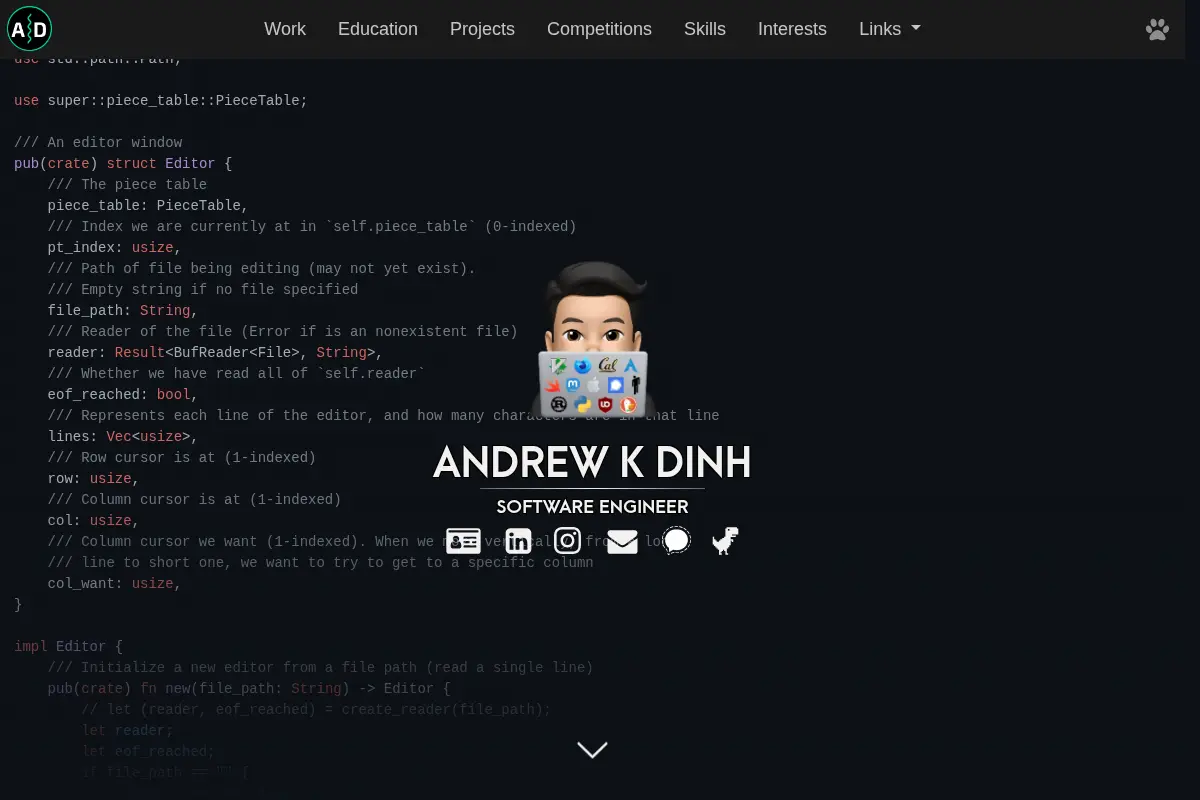 Andrew Dinh - Software Engineer