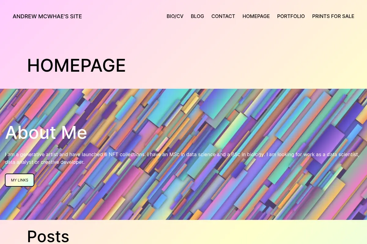 Andrew McWhae's Site – Generative Art and Data Science