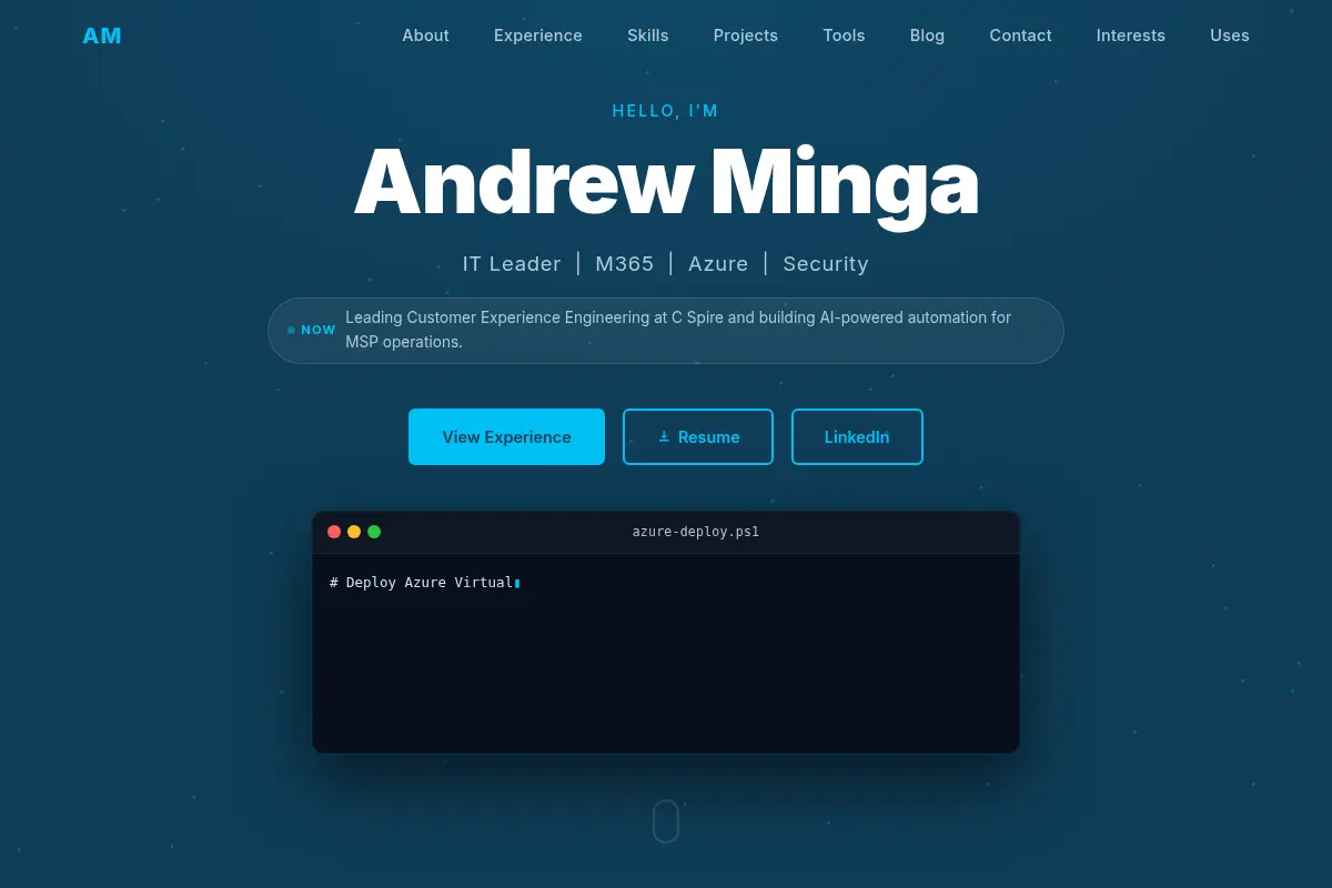 Andrew Minga | IT Leader