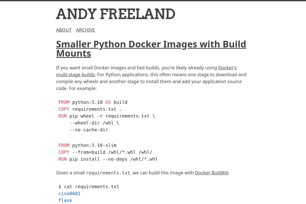 Andy Freeland