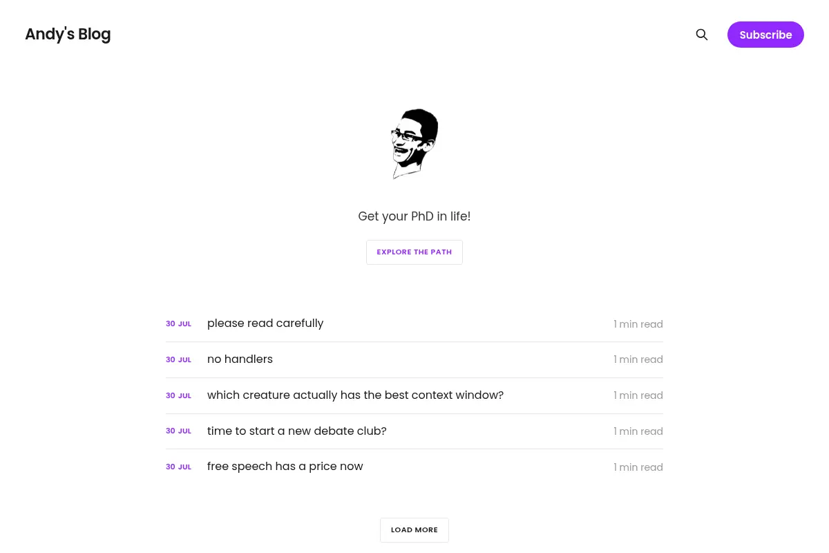 Andy's Blog