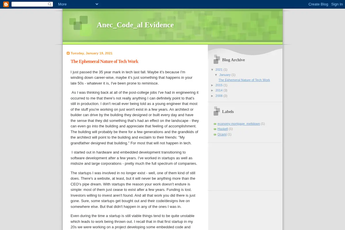Anec_Code_al Evidence