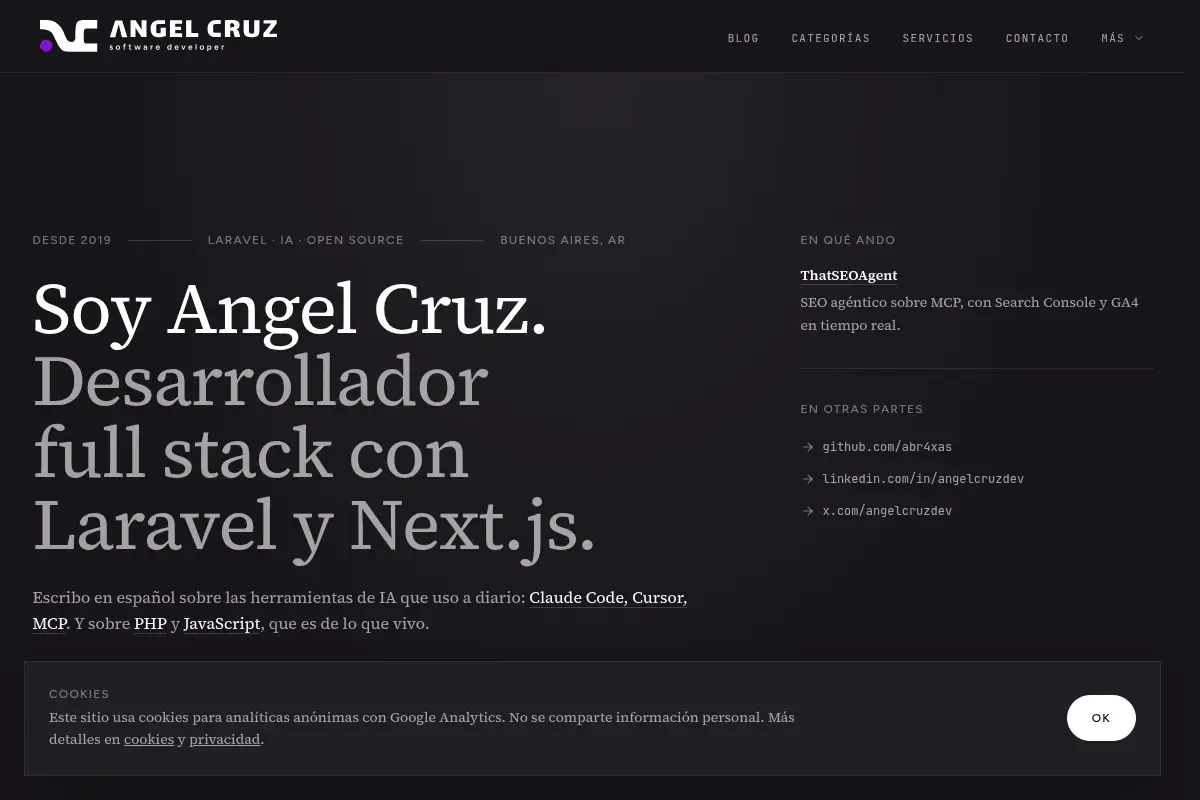 Angel Cruz · Software Developer