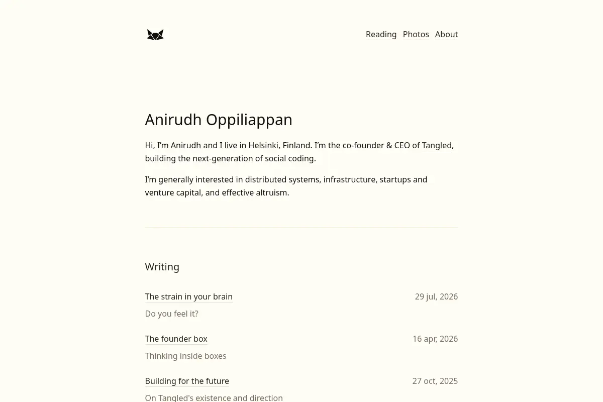 Anirudh Oppiliappan