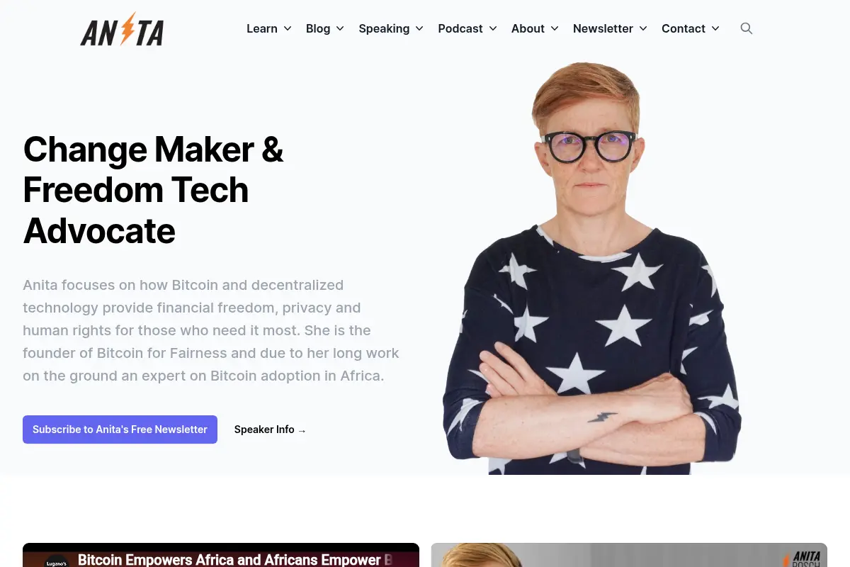 Change Maker & Freedom Tech Advocate | Anita