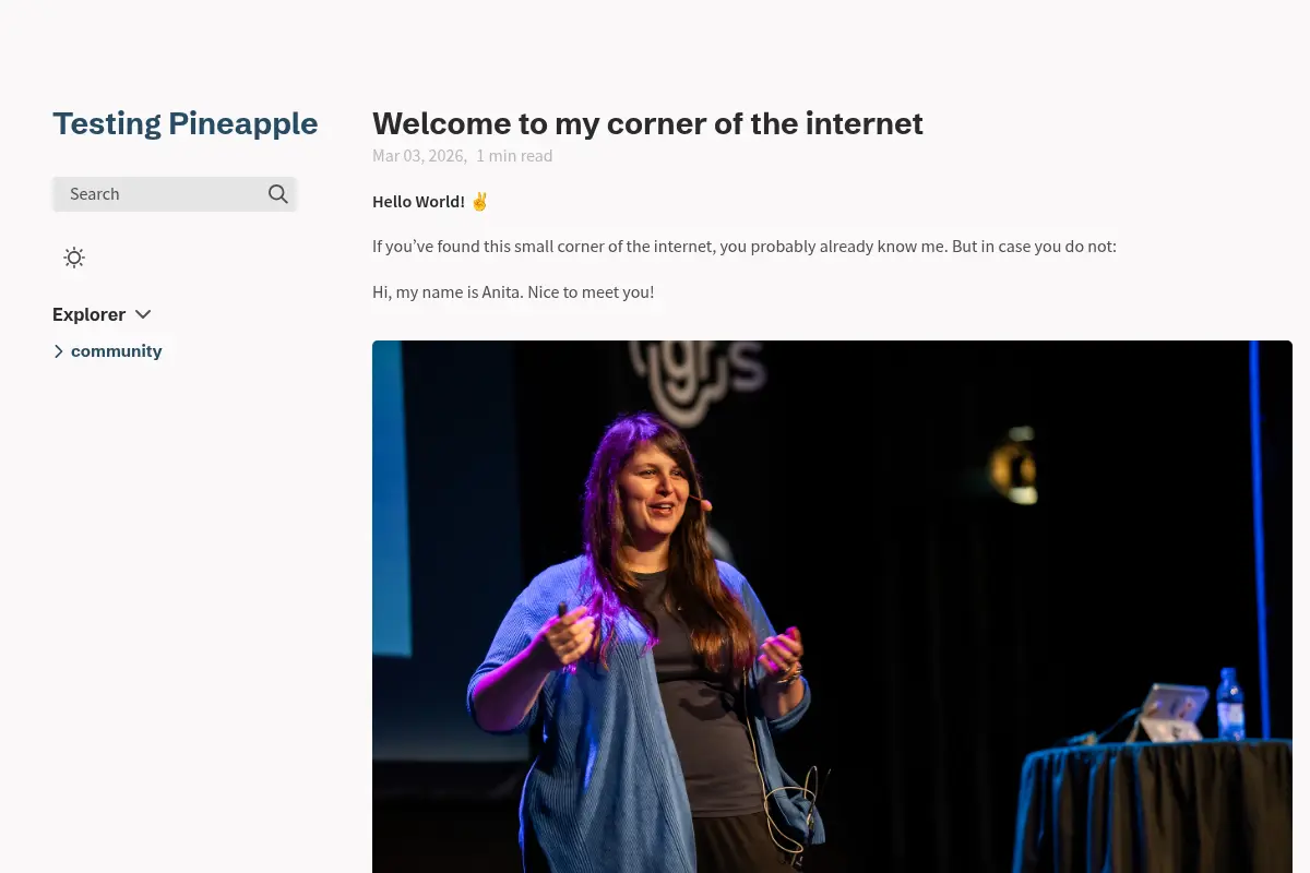 Anita's Pages