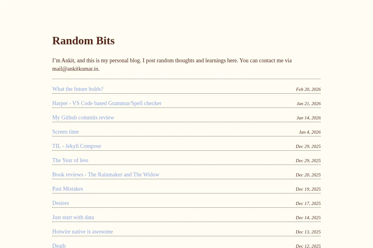 Random Bits