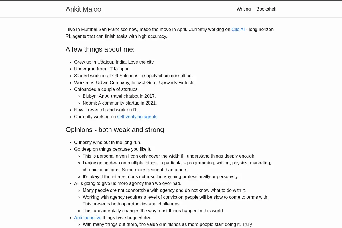 Ankit Maloo | Documenting my journey in the world of AI and RL.