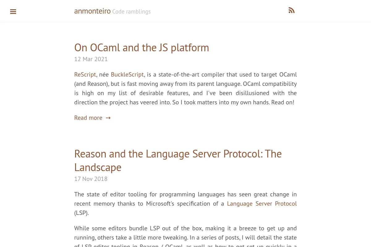 anmonteiro · Code ramblings