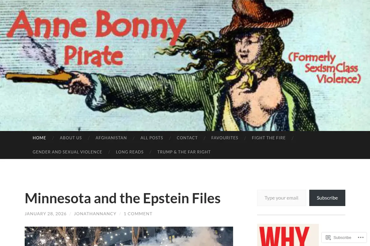Anne Bonny Pirate | Climate, Gender, Politics, Resistance