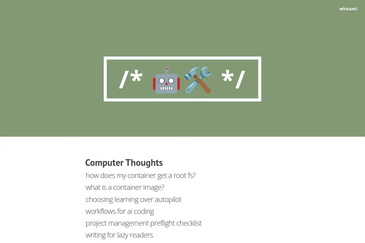 Computer Thoughts