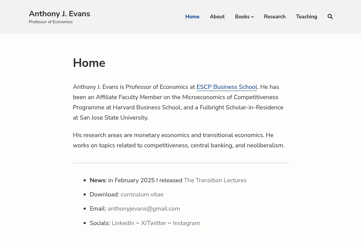 Anthony J. Evans