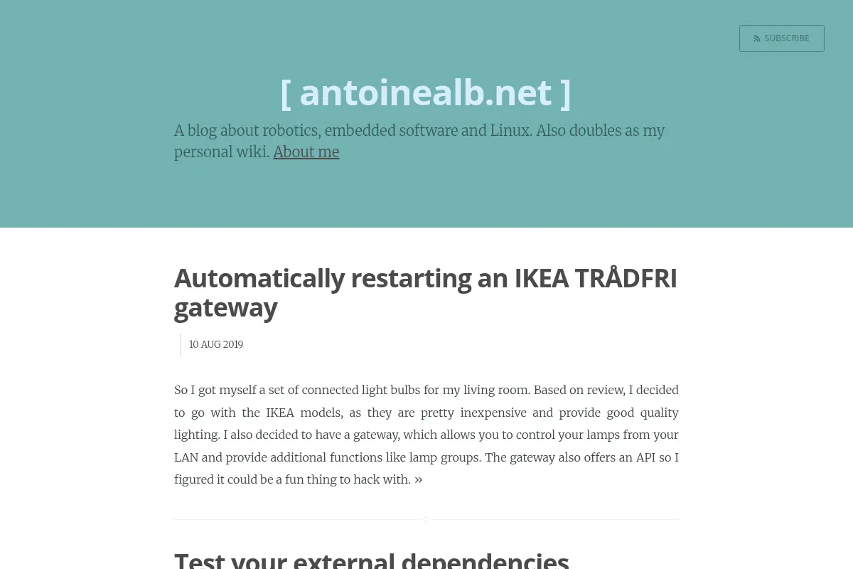antoinealb.net - A blog about robotics, embedded software and Linux