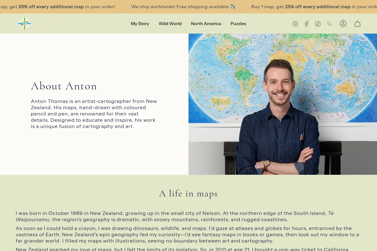A Life in Maps: Anton Thomas, Artist-Cartographer