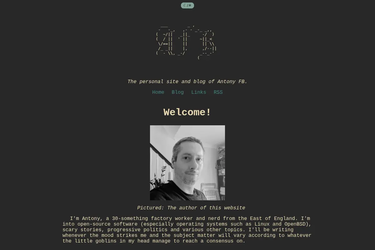 Antony FB's Personal Site
